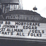 final marquee at the fillmore east