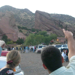 Red Rocks parking lot
