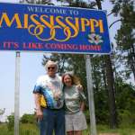 Ron and Leigh on the way to New Orleans