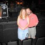 Leigh and Sean Pose in by their Front Row Seats