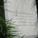 Duane's grave inscription