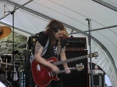 Allen with double neck bass