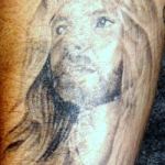 A very nice tattoo of Gregg from I'm No Angel