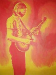 Duane on fire