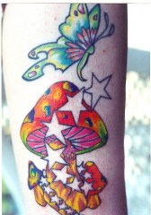 Mushroom Tattoo