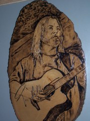Woodburning of Gregg