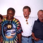 Unidentified woman with Jaimoe, Paul Riddle (of Marshall Tucker, Paul often…
