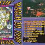 ABB - 3/20/98 - Beacon Theater - NY, NY - Back Tray Insert - 1 of 3