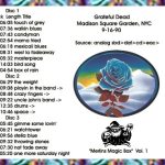 Back Cover for Dead 9/16/90