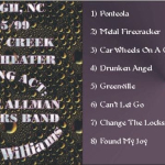 ABB - 9/5/99 - Walnut Creek Amphitheater - Raleigh, NC - 3 of 3