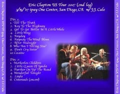 EC 3/15/07 ipay One Center, San Diego w/J.J. Cale (back)
