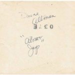 Duane at 19 Years Old Autograph