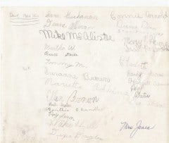 Duane's 3rd grade signature