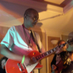 Bluedad smokin' the frets...