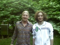Derek with fan