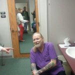 Gregg's dressing room