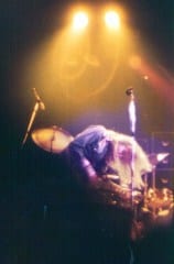 Gregg playing guitar, Richmond Coliseum, 12/10/75