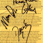 autographs from Derek, Oteil & Marc, from Raleigh 9/5/99