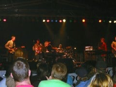 Chuck with Randalls band