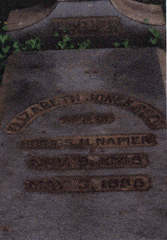 Elizabeth Reed's grave