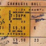 Ticket Stub 11/25/71