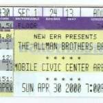Mobile TicketStub 4/30/00