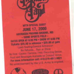 Ticket from 6/17/2000