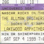 9/4/99 Atlanta Ticket
