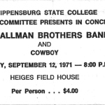 Duane Era Ticket 9-12-71