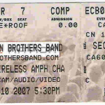Ticket stub