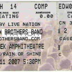 Ticket stub