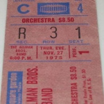 Ticket Stub, 1974