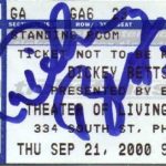 Tix signed by Dickey