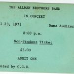 April 23, 1971 Concert Ticket