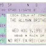 Ticket-Jones Beach 8-9-95
