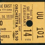fillmore east ticket 1970