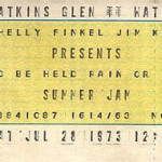 Watkins Glen '73 ticket