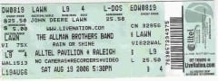 Ticket stub