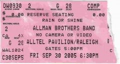 Ticket stub