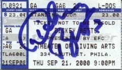 Tix signed by Dickey