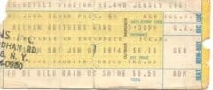 Concert Ticket Stub