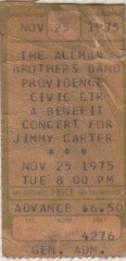 Jimmy Carter/ABB  ticket