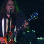 Warren  on stage