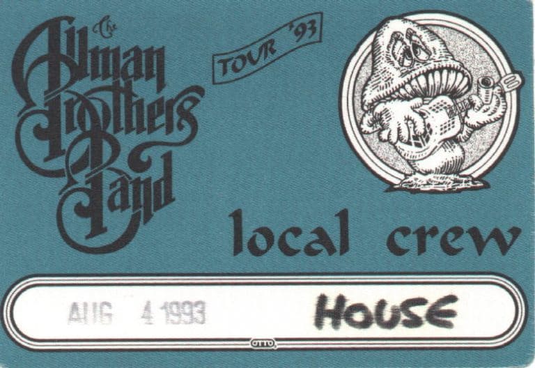 Pass or laminate, August 4, 1993, Mann Music Center