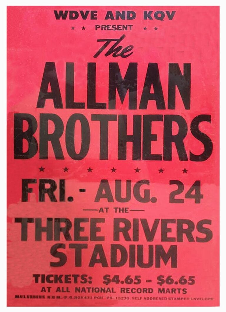 Poster or ad, August 24, 1973, Three Rivers Stadium