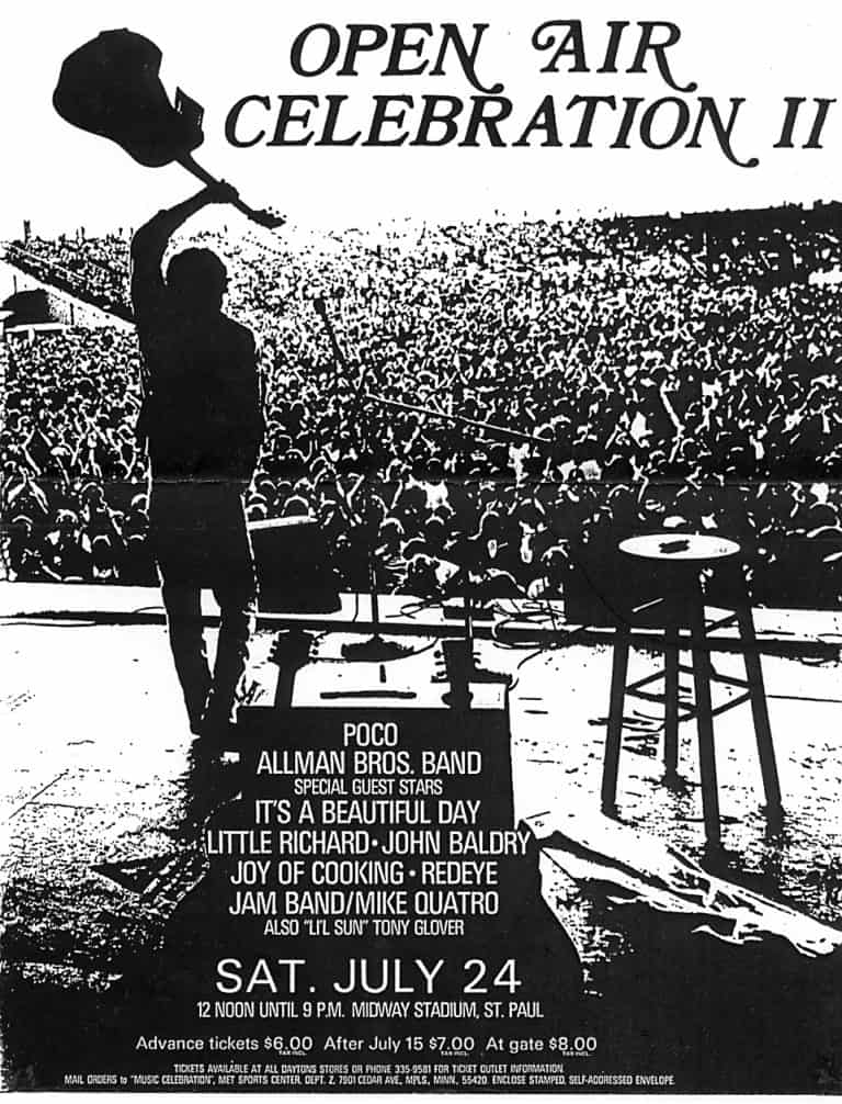 Poster or ad, July 24, 1971, Superball Fest