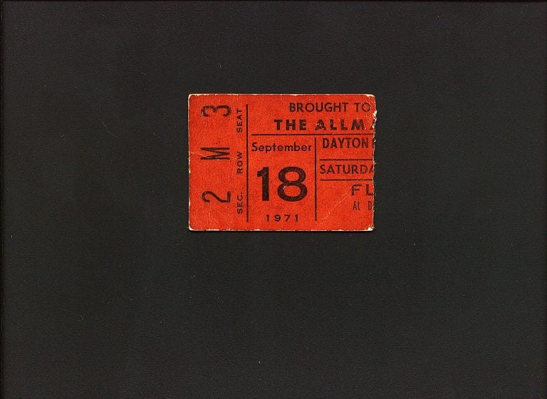 Ticket, September 18, 1971, Hara Arena