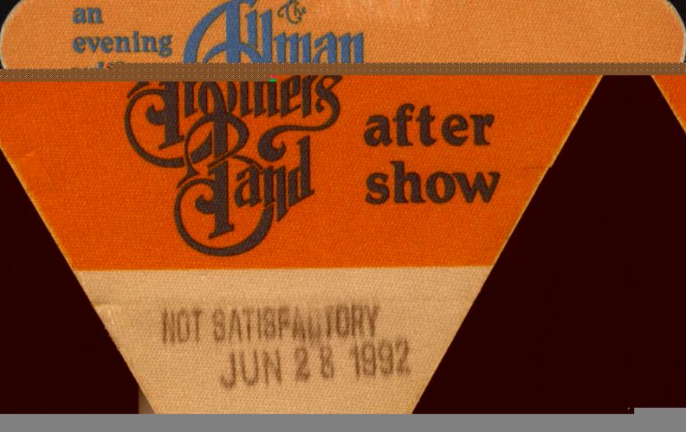 Pass or laminate, June 28, 1992, Roy Wilkins Auditorium
