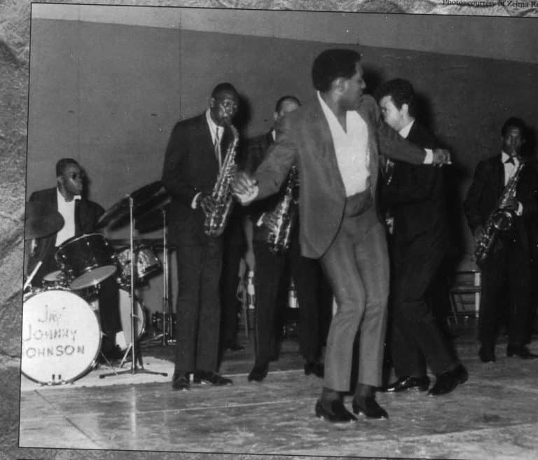 Jaimoe on the road with Otis Redding, 1966