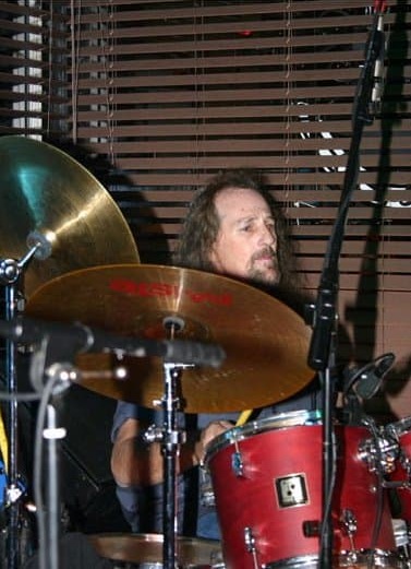 Frankie Toler at his drum kit